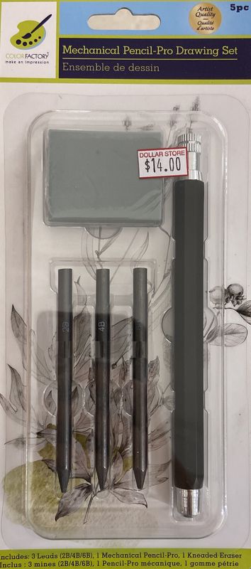 MultiCraft: 5pc Mechanical Pencil-Pro Drawing Set