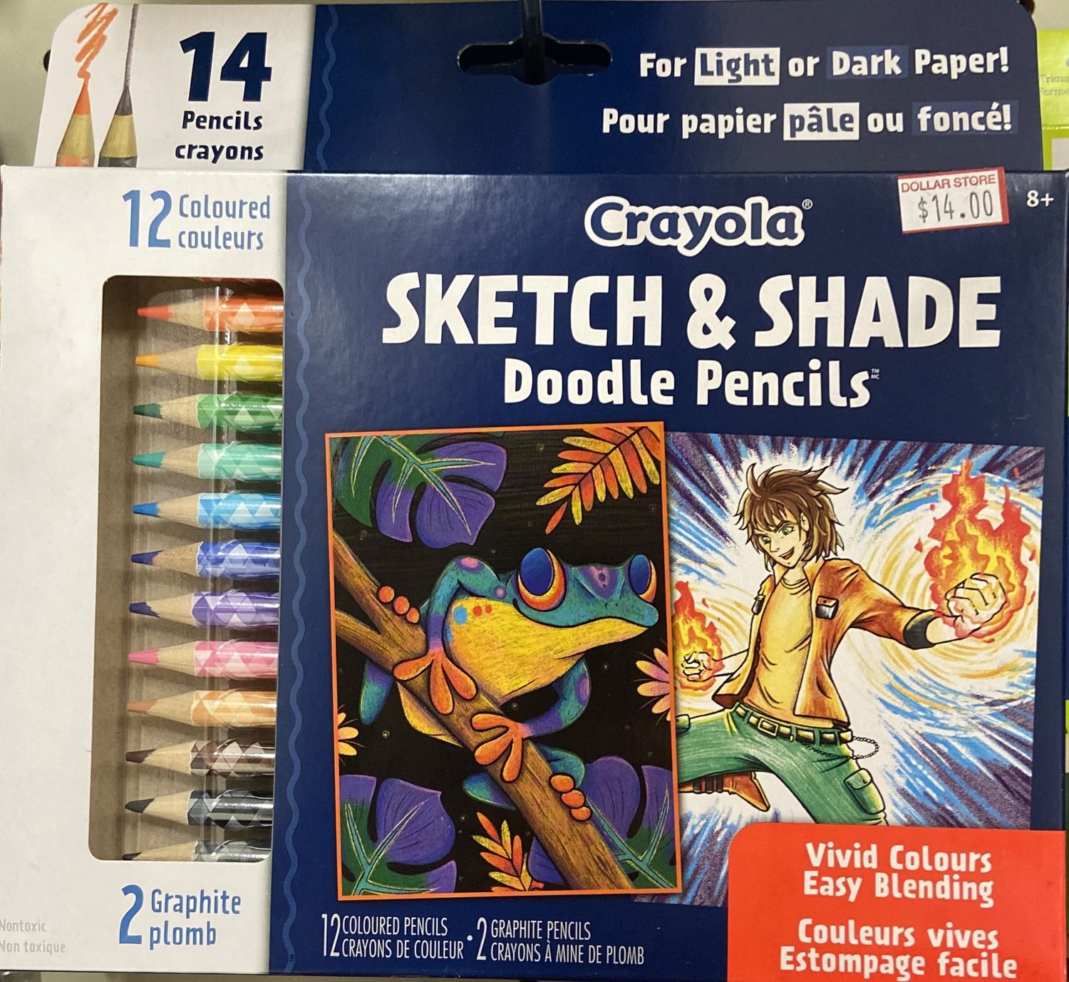 Crayola: 14pc Sketch &amp; Shade Doodle Pencils
