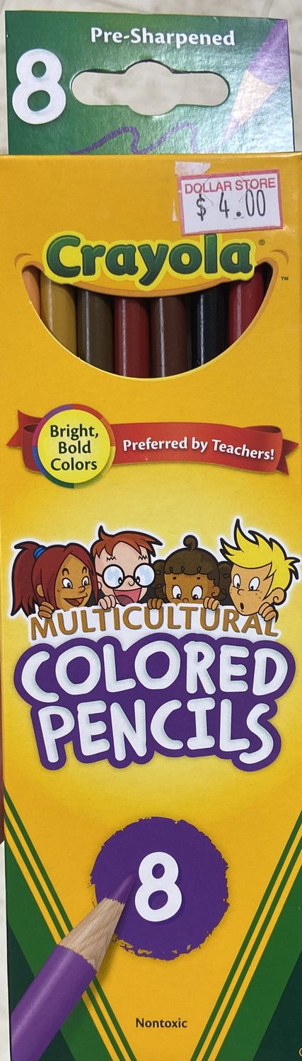 Crayola: 8pk Multicultural Colored Pencils