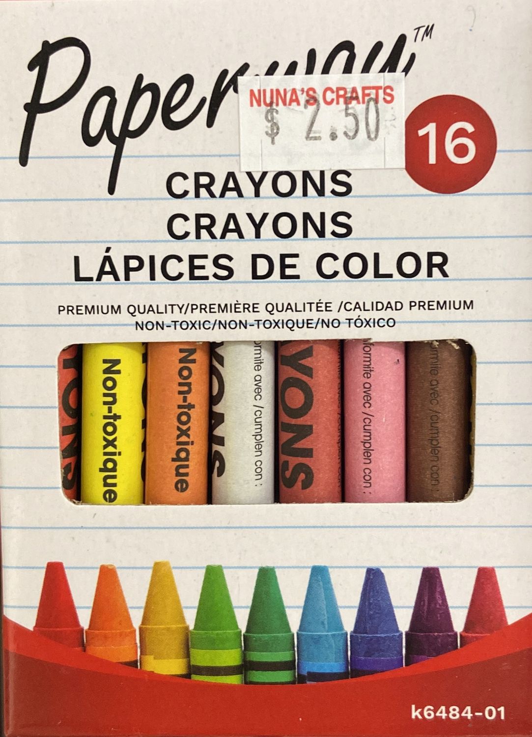 Symak: 16 Pack Crayons