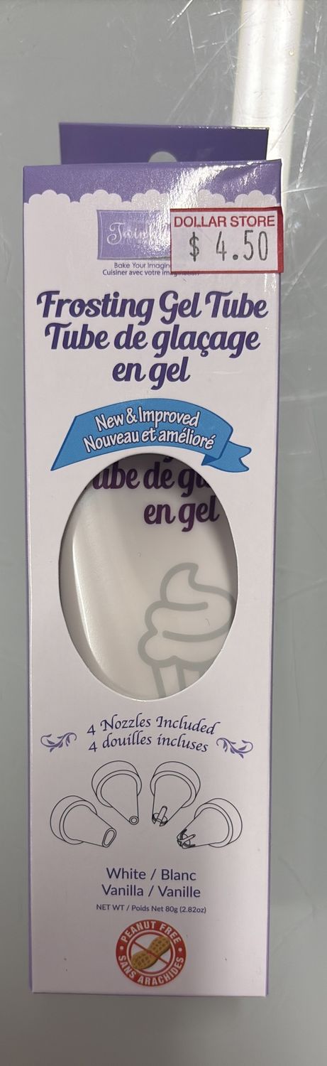 Frosting gel tube