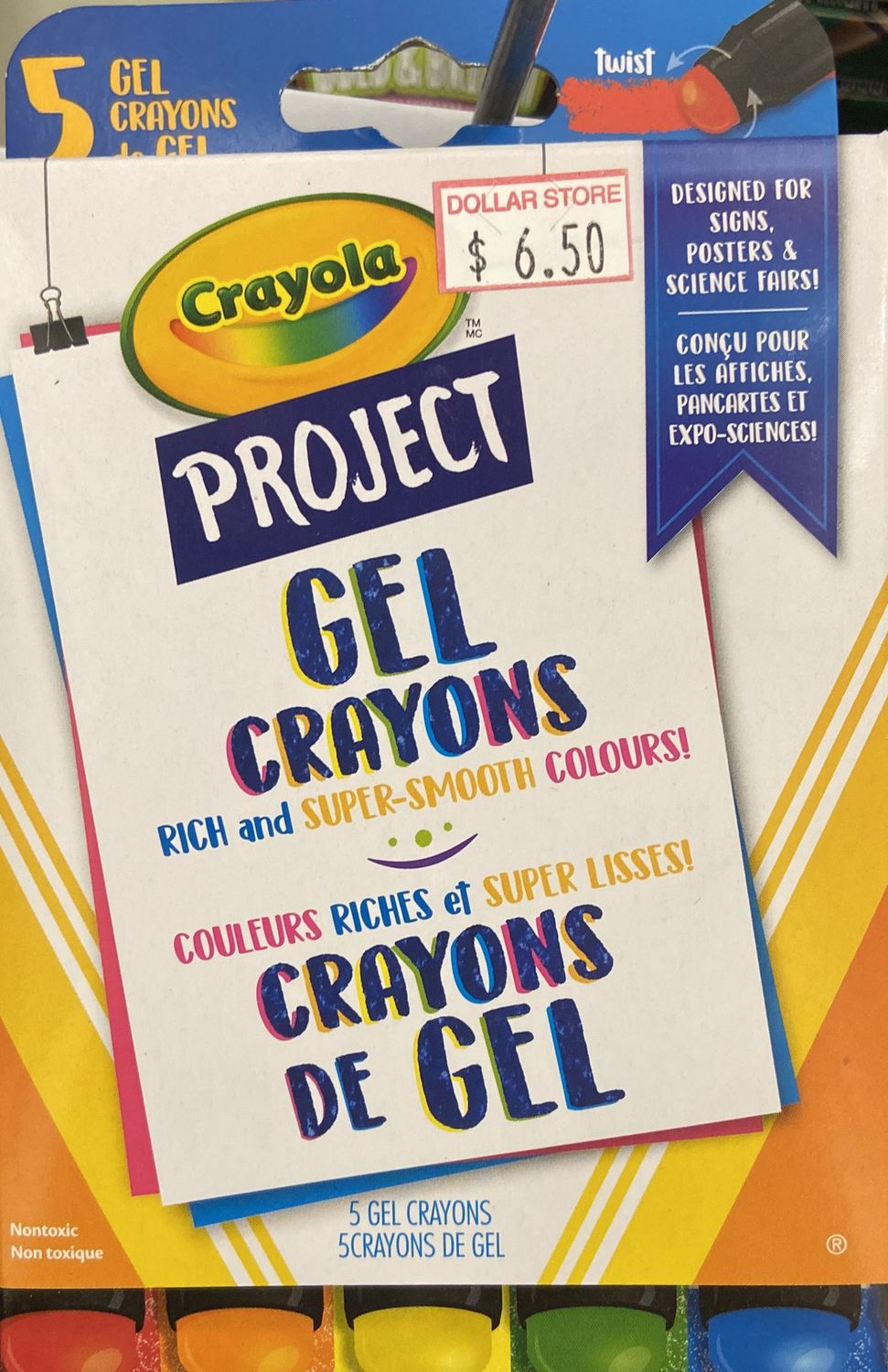 Crayola: 5pk Gel Crayons