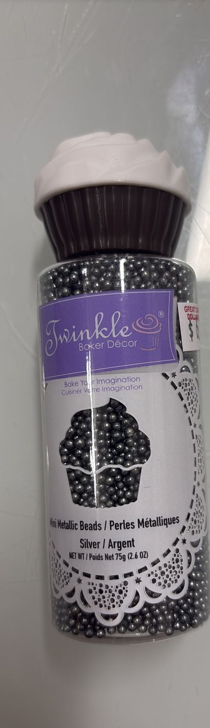 Mini metallic beads