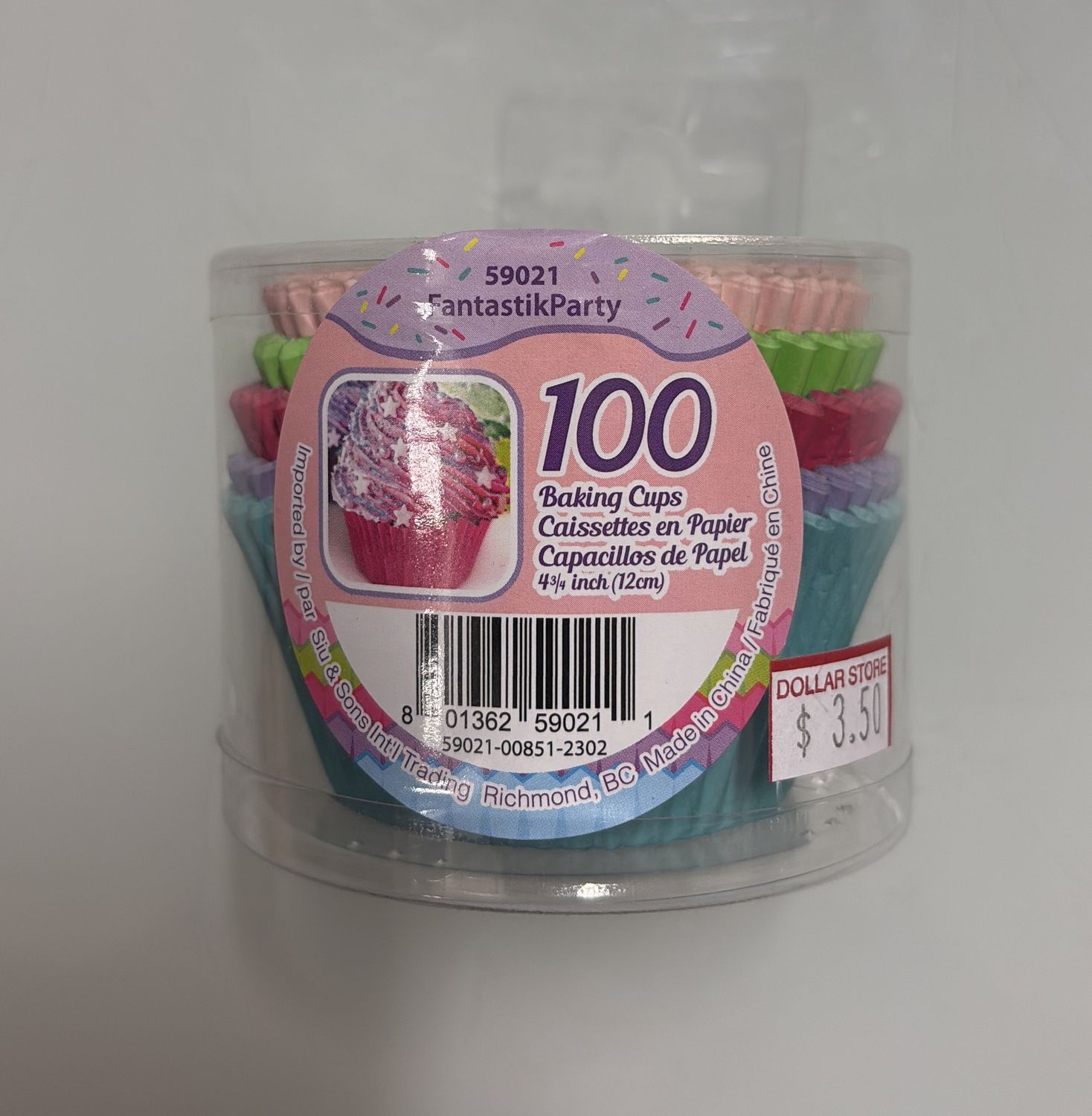 100 baking cup .