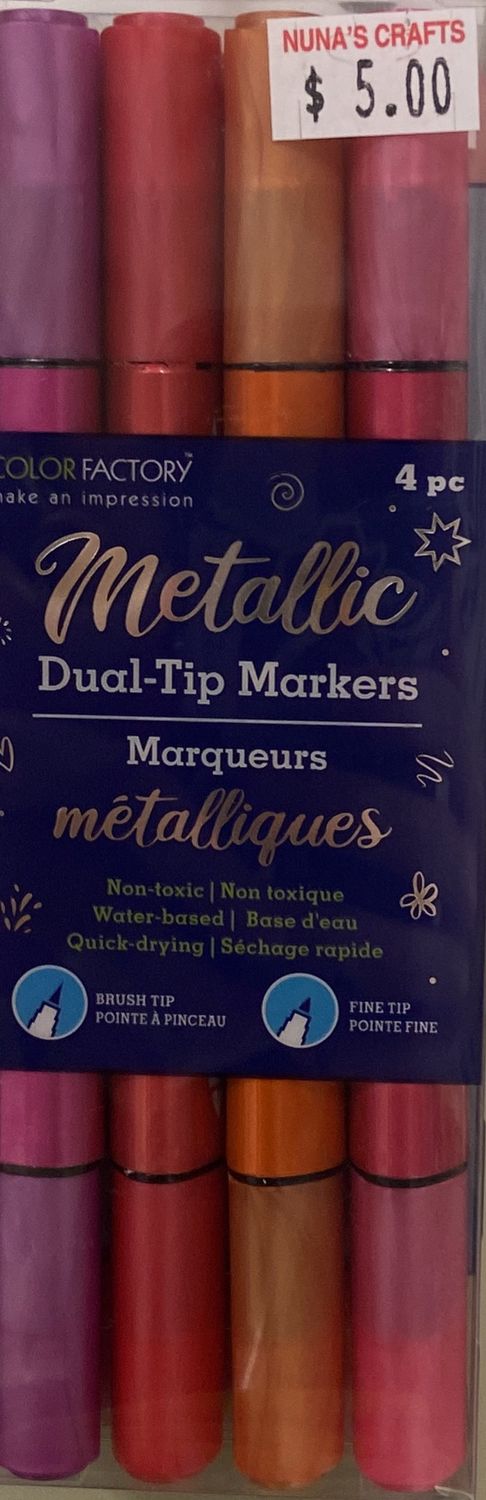 MultiCraft: 4pk - Fresh - Metallic Markers
