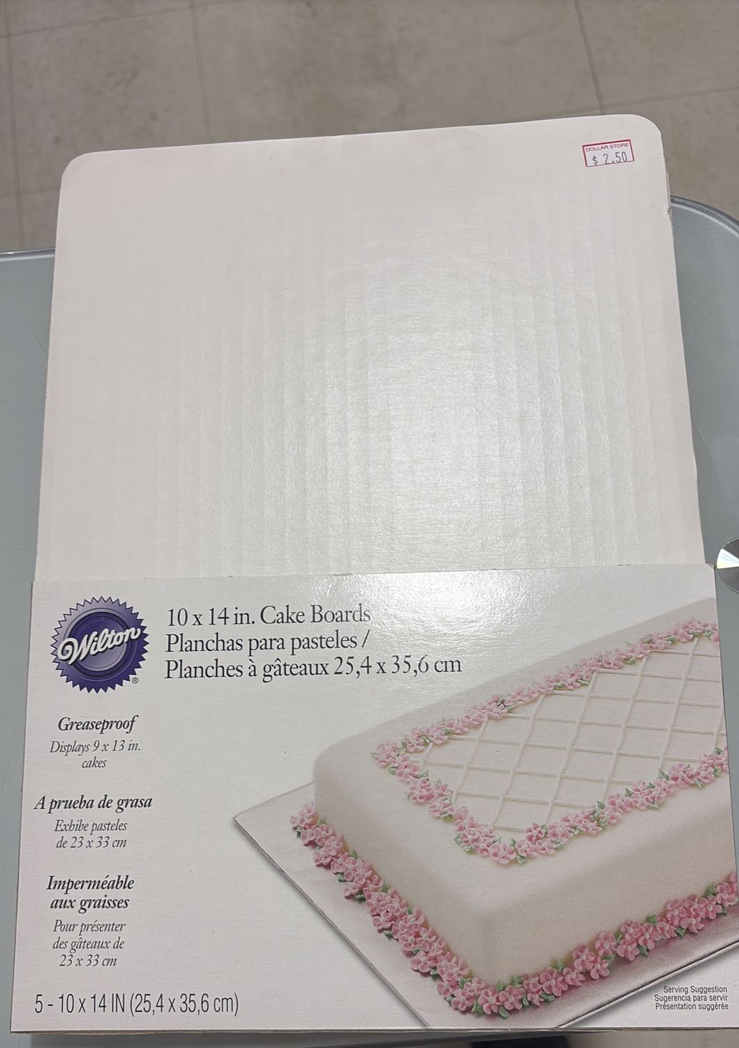 Cake board