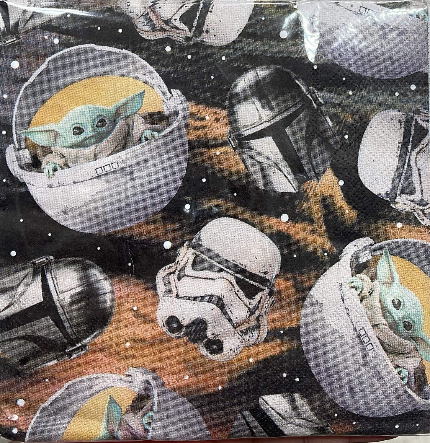 16pk Large Star Wars Themed Napkins