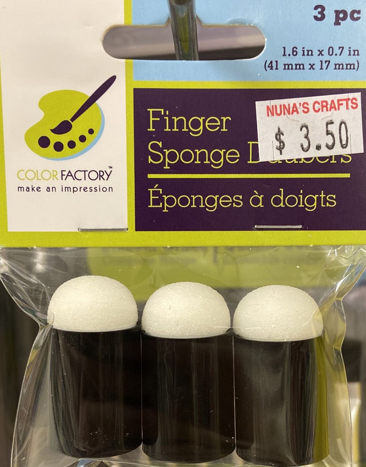 MultiCraft: 3pk Finger Sponge Daubers