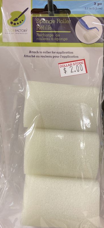 MultiCraft: 2.1&quot; Craft Sponge Roller Refills