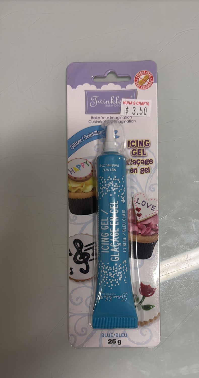 Icing gel glitter