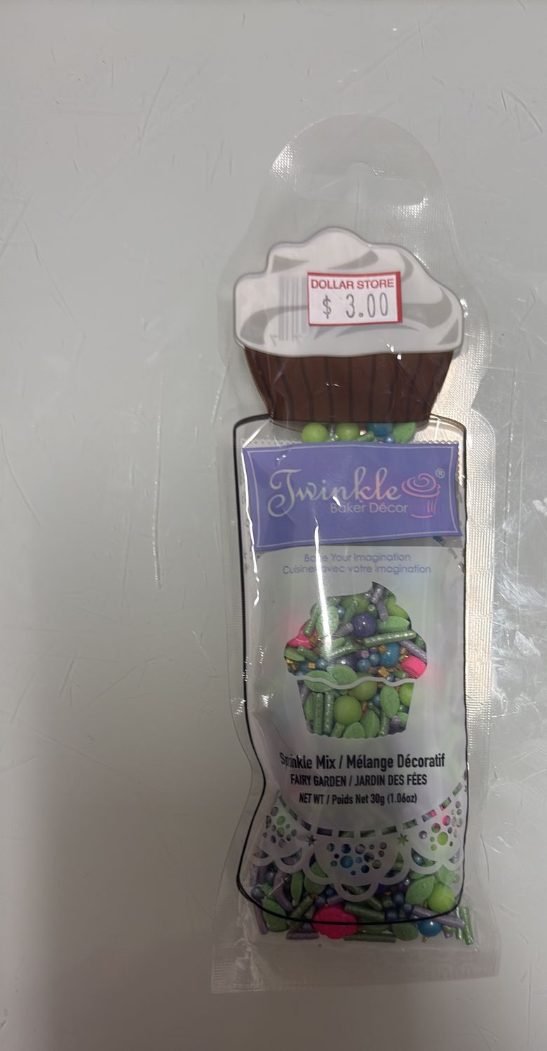 Sprinkle mix fairy garden