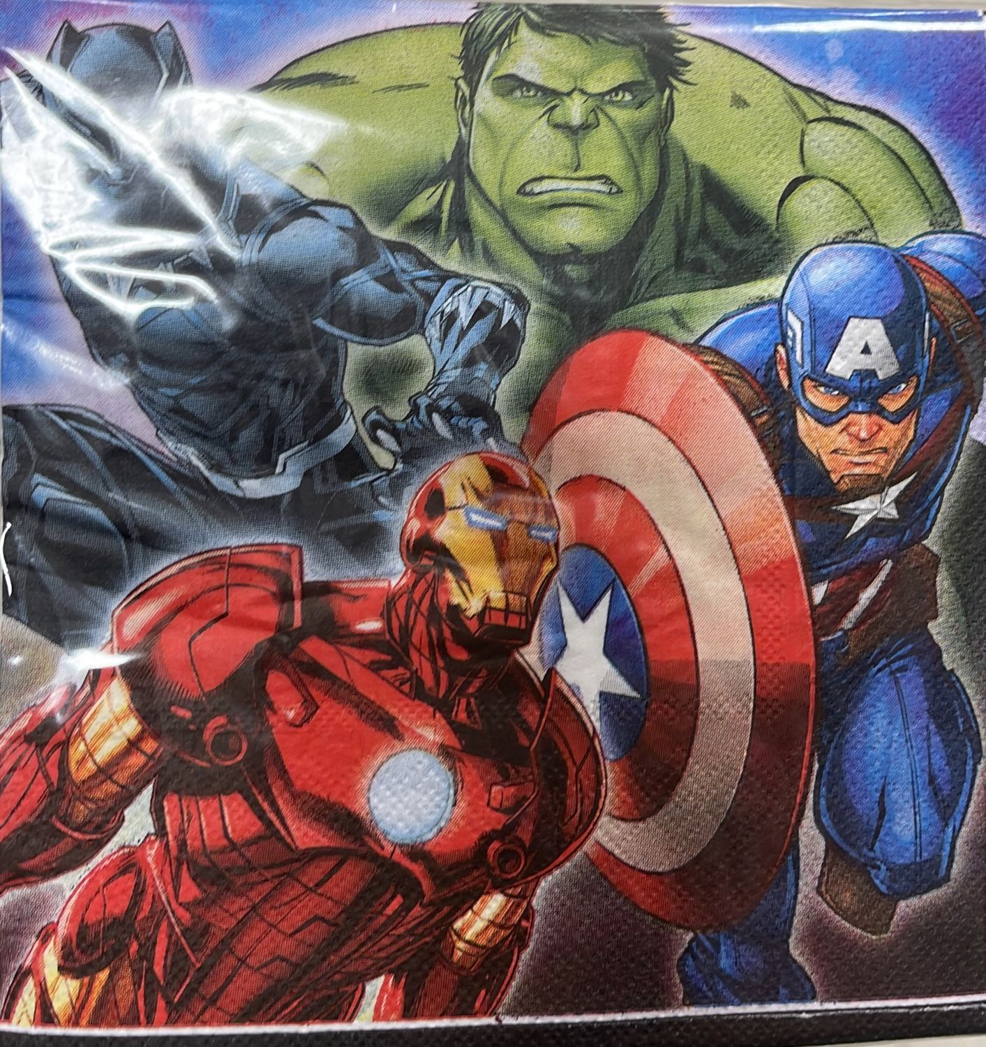 Avengers napkin