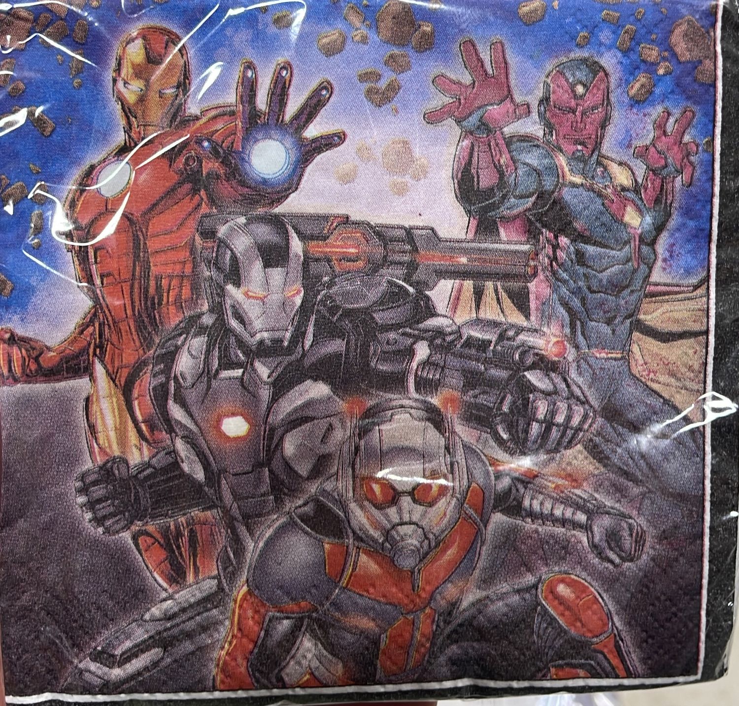Unique: 16pk Small Avengers Themed Napkin