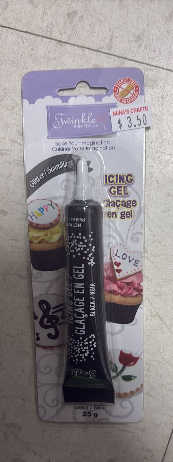 Icing gel black