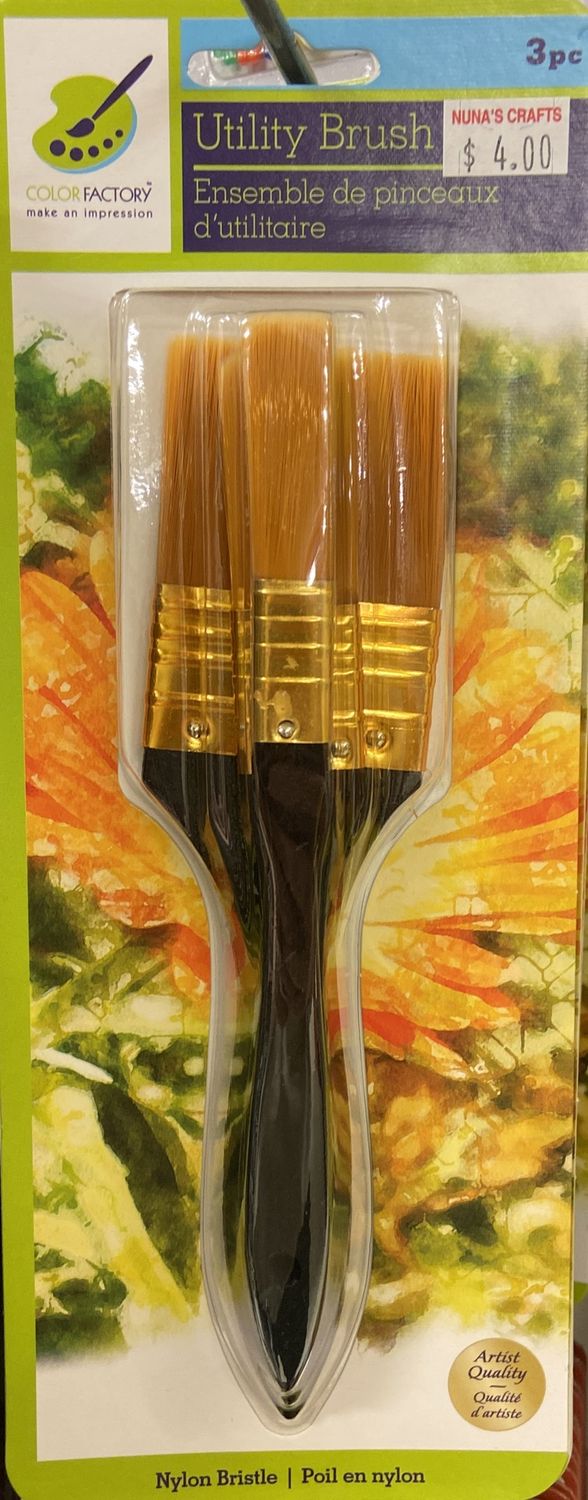 MultiCraft: 3pk Assorted Utility Brushes