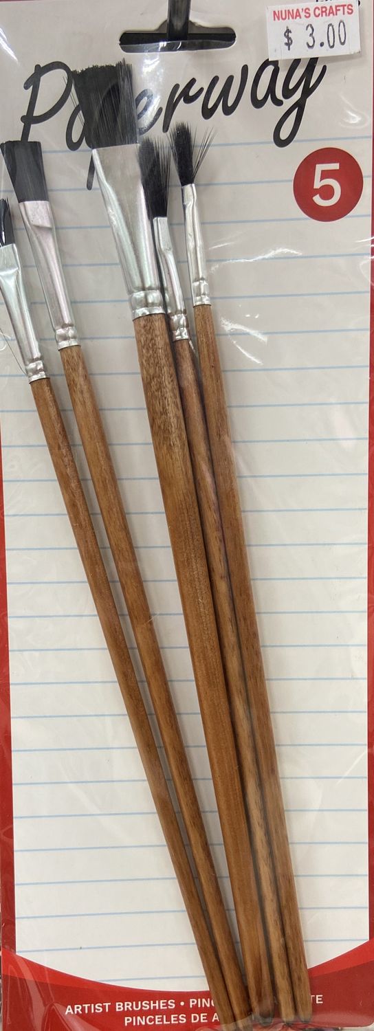 Symak: 5 Pack Artist Brushes