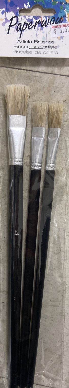 Symak: 3 Pack Artist Brushes
