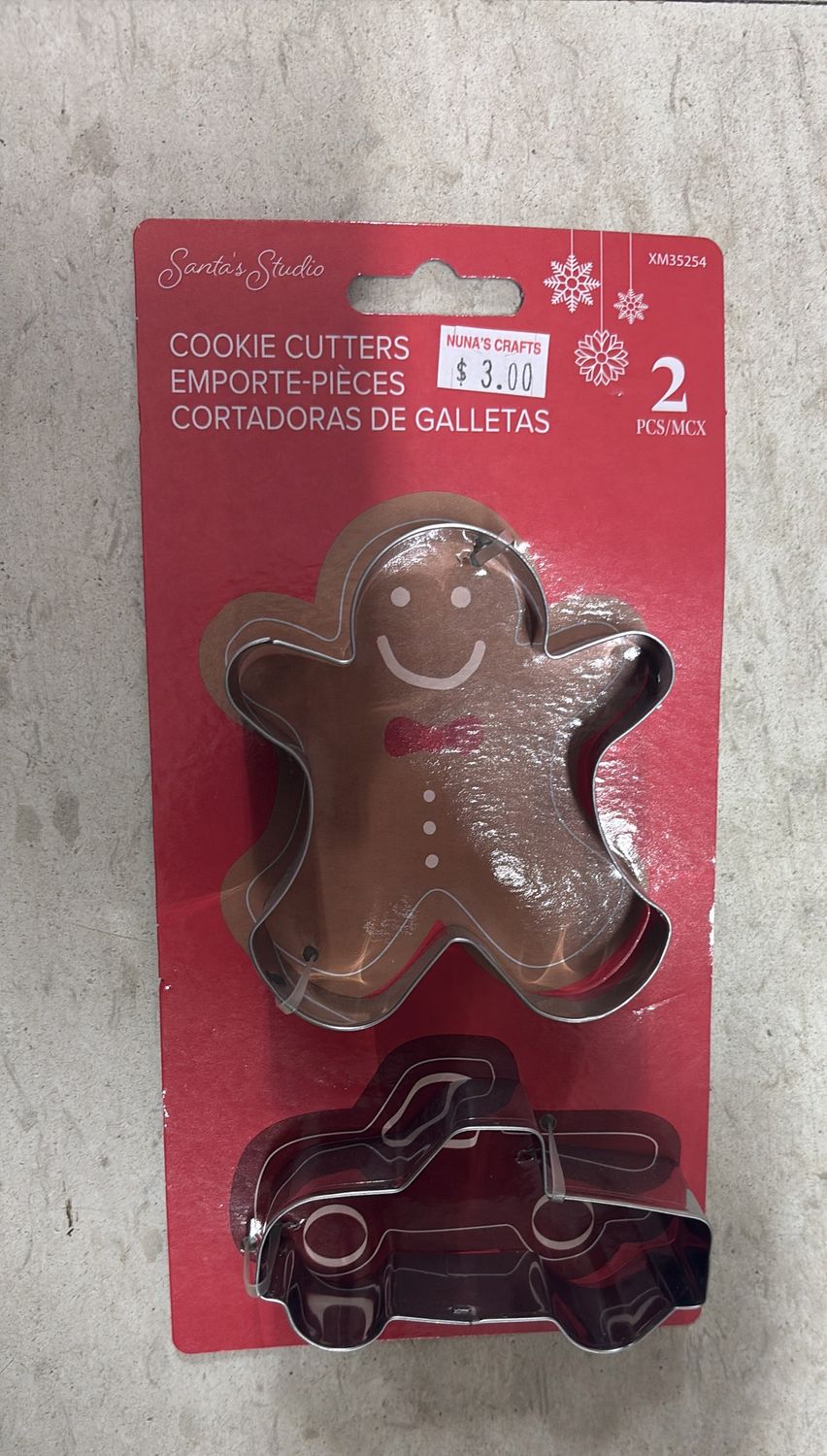Santa cookie cutters