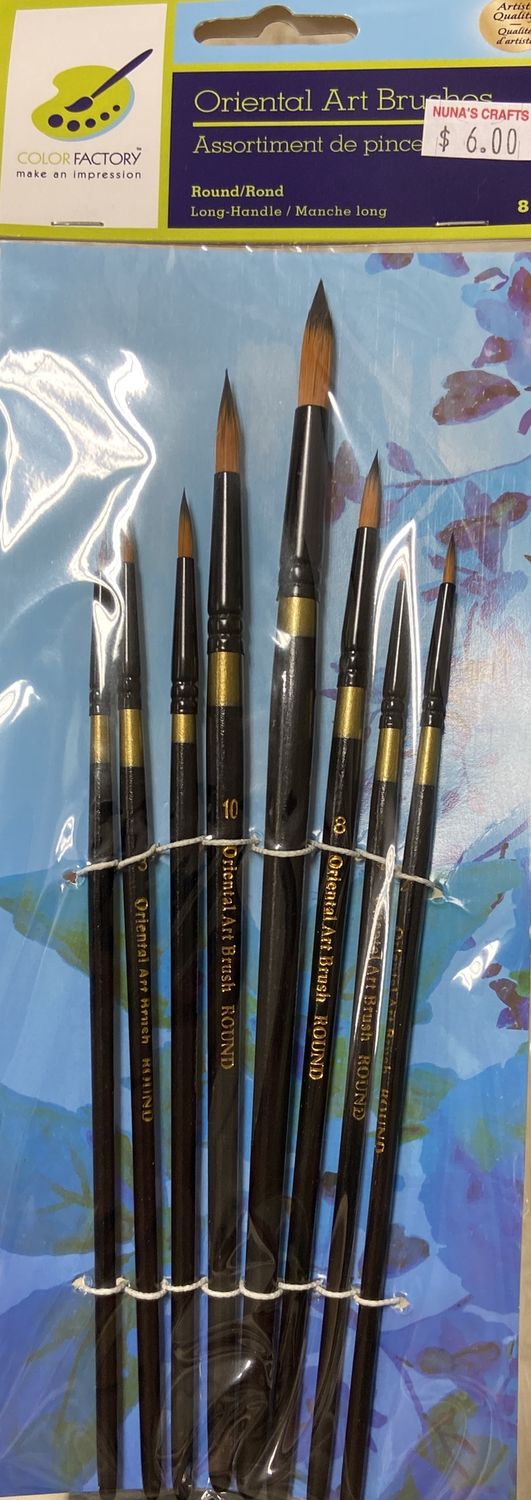 MultiCraft: Oriental Art Brushes - Round Set