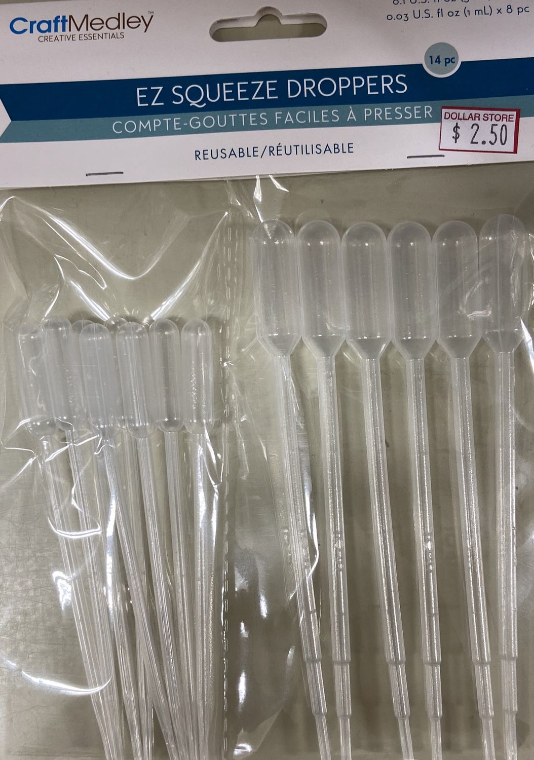 MultiCraft: 14pk Asst. Size EZ Squeeze Droppers 