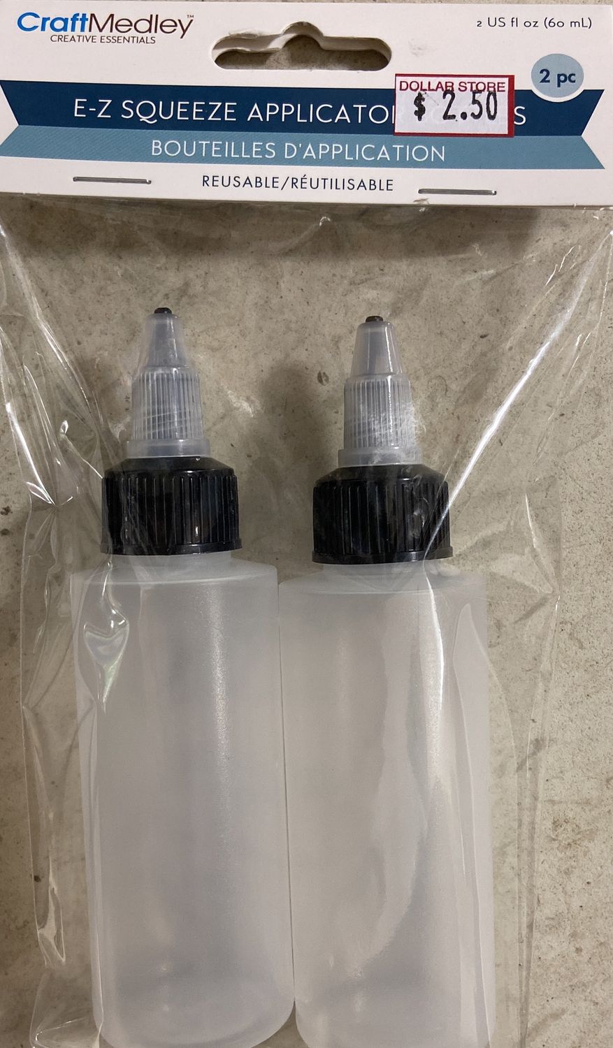 MultiCraft: 2x 60mL EZ Squeeze Applicator Bottles
