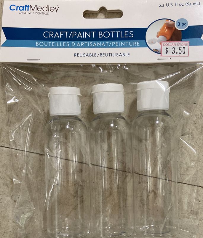 MultiCraft: 3pk 65mL Craft/Paint Bottles