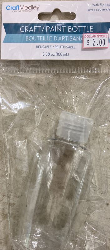 Craft/Paint Bottle with Flip Top