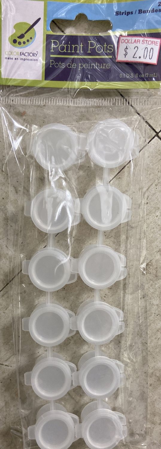 MultiCraft: 0.1 fl oz Paint Pots x2 Strips