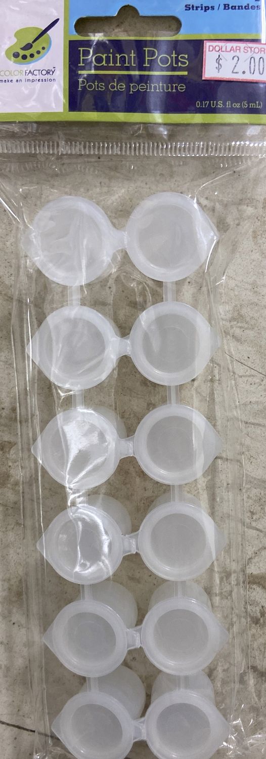 MultiCraft: 0.17 fl oz Paint Pots x2 Strips