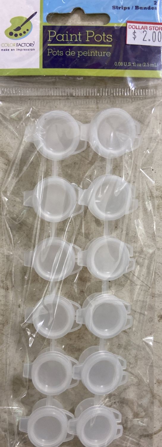 MultiCraft: 0.08 fl oz Paint Pots x2 Strips 