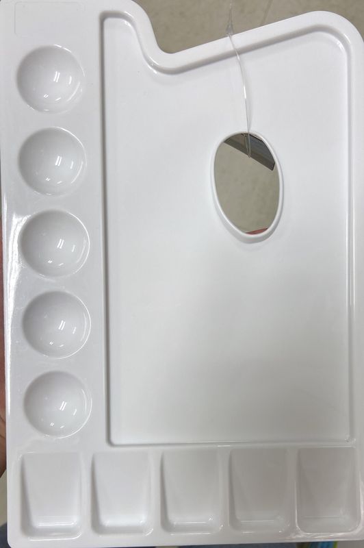 MultiCraft: Rectangular Artist Palette with 10 Wells