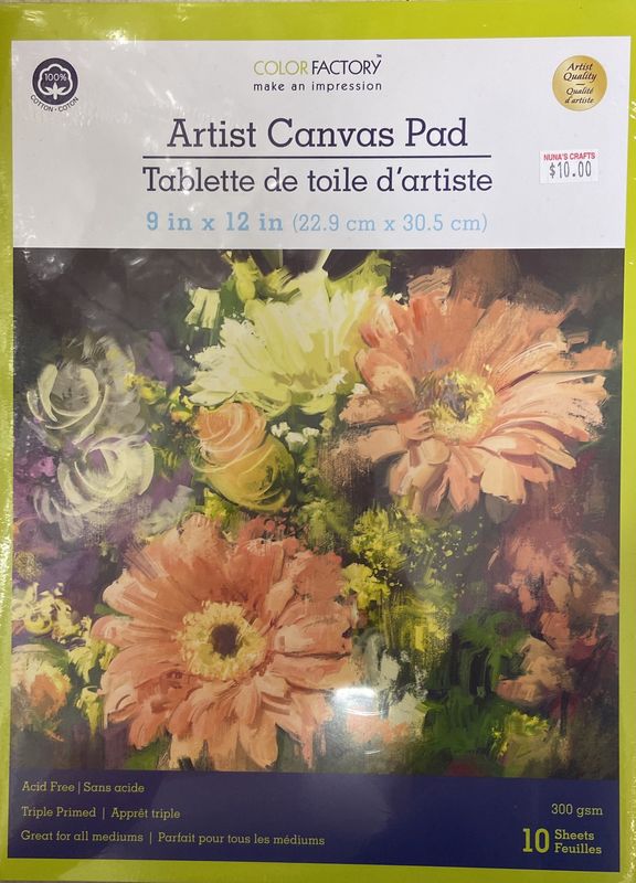 Artist Canvas Pad