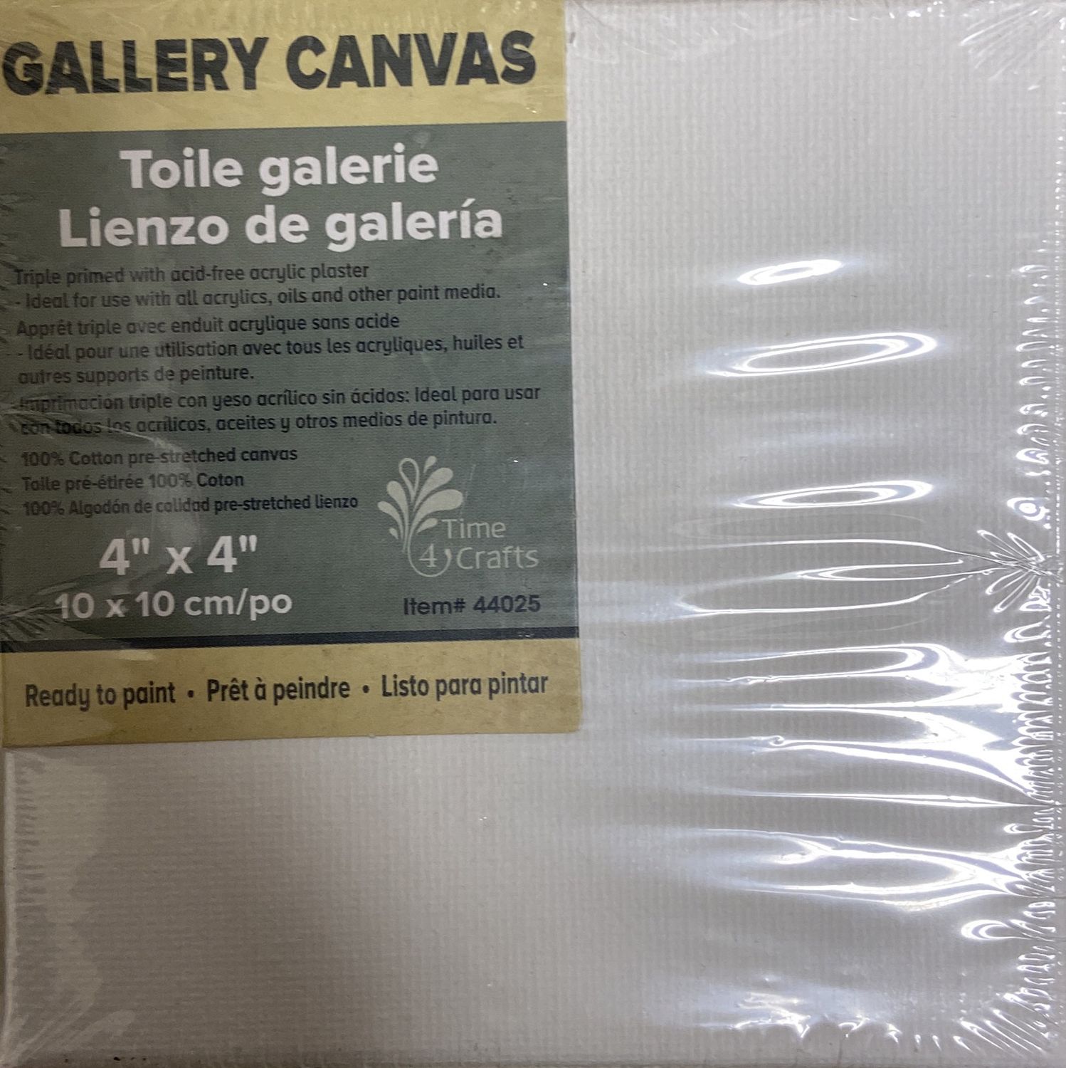Canasia: 4&quot; x 4&quot; Deep Gallery Canvas 