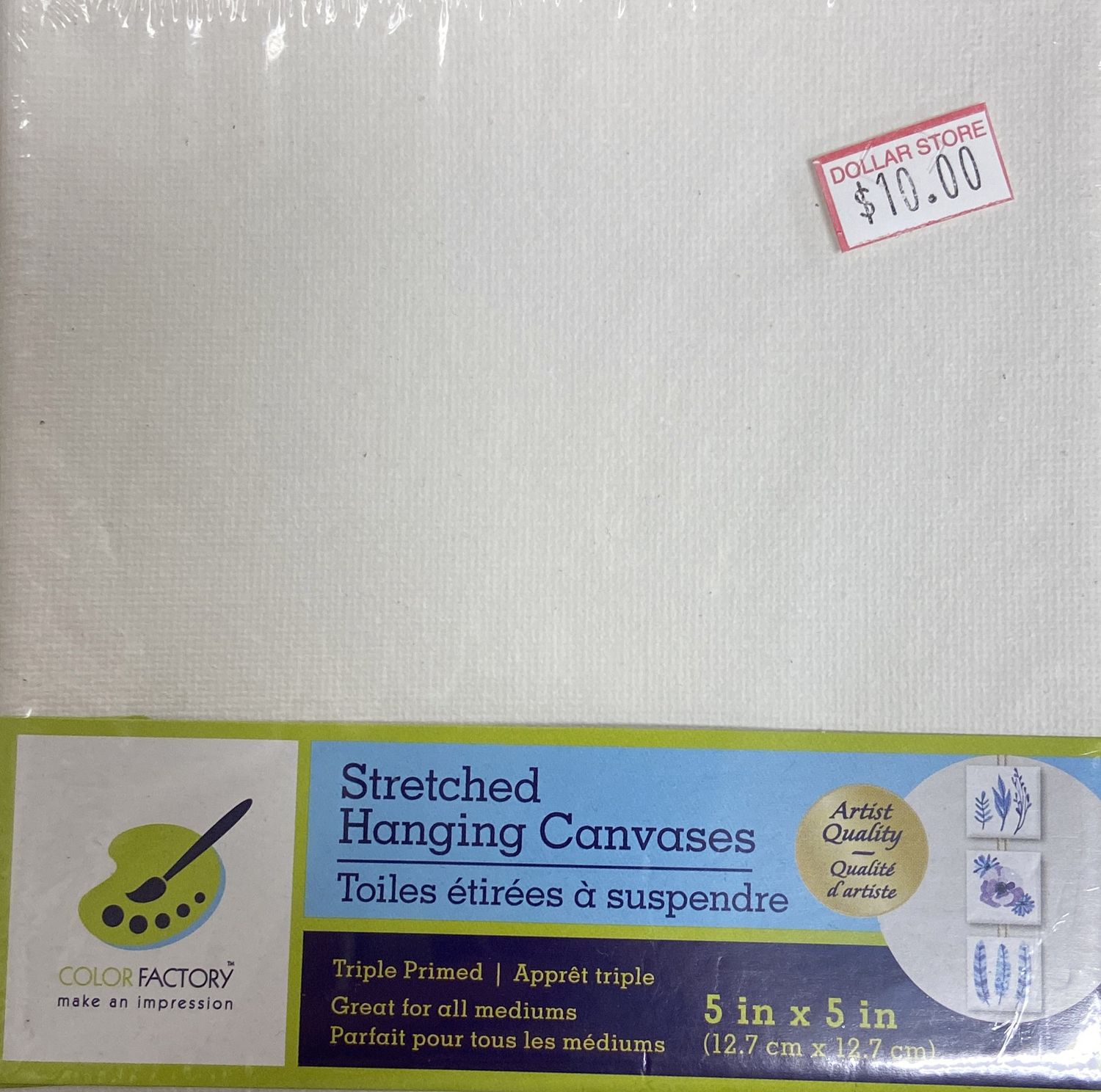 5&quot; x 5&quot; Stretched Hanging Canvases