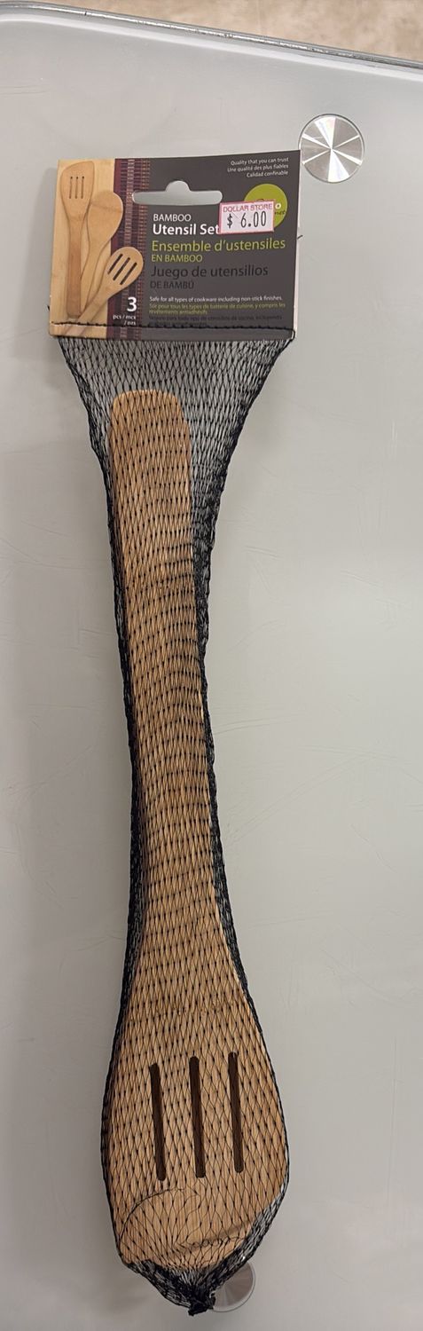 Bamboo 3 pcs utensil set