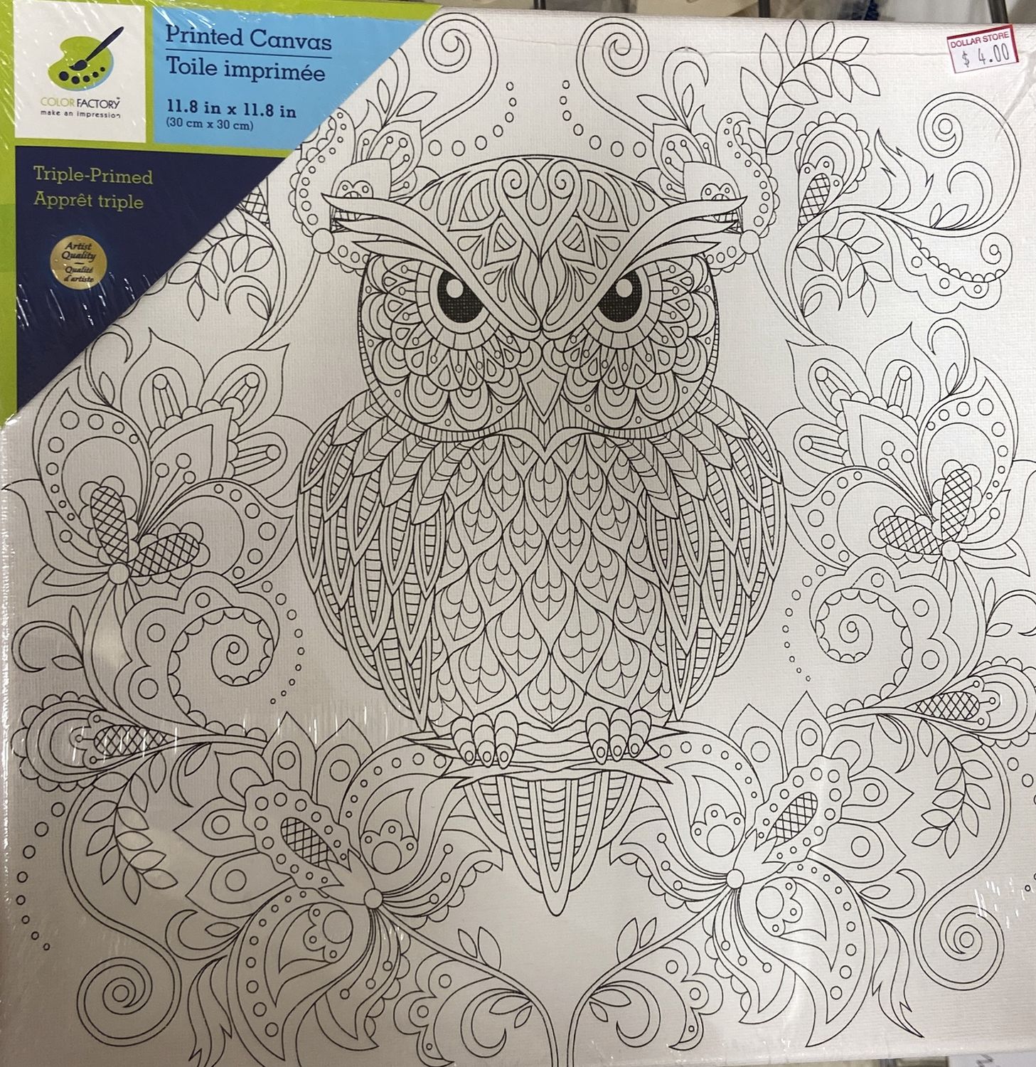 MultiCraft- Printed Canvas - Owl