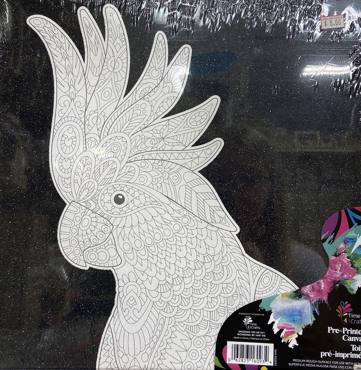 Canasia: Glitter Pre-Printed Canvas