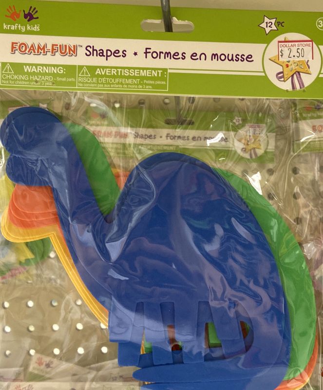 Foam-Fun Shapes - Dinosaur 