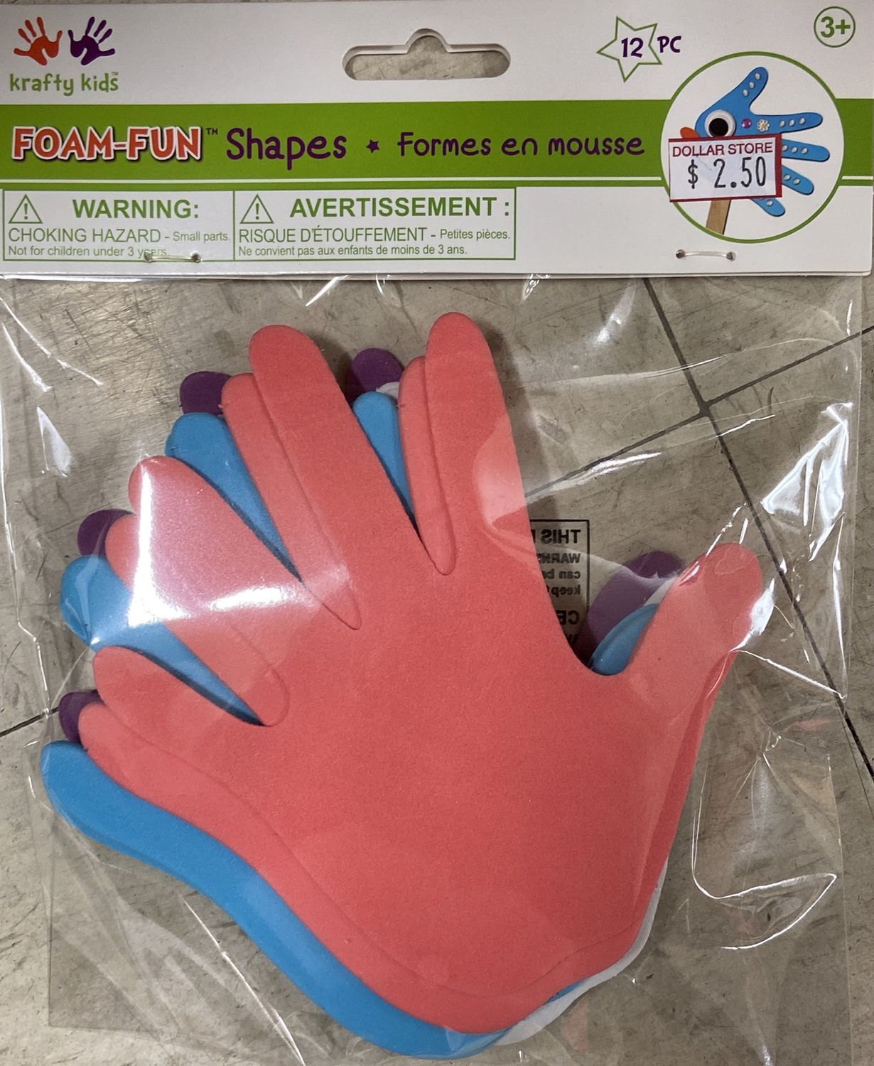 Foam-Fun Shapes - Hand