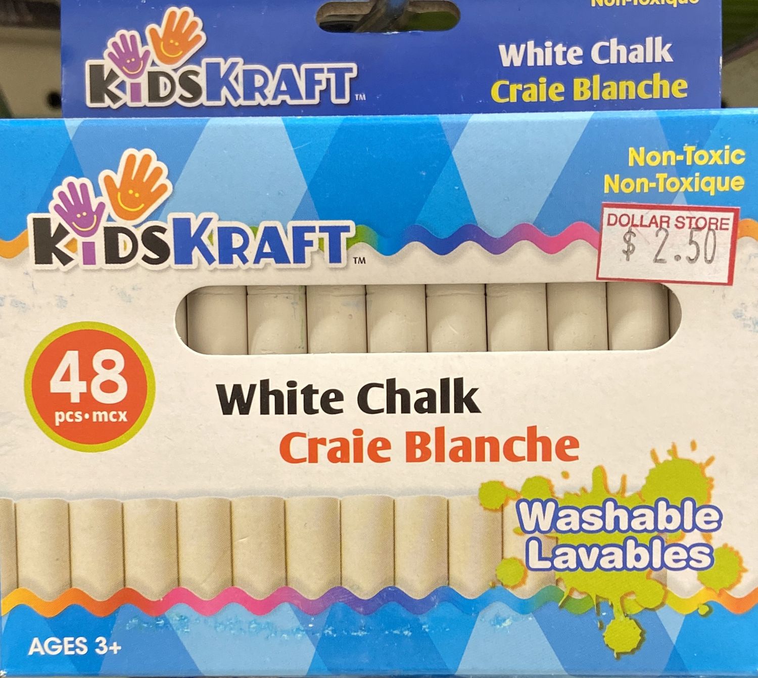48pcs White Chalk