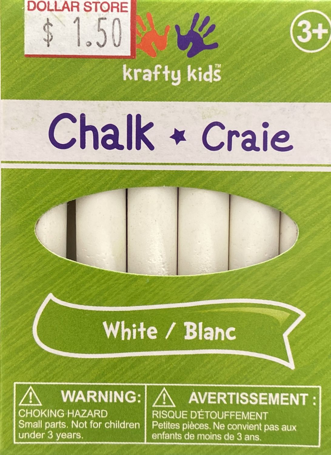 12 Pcs White Chalk