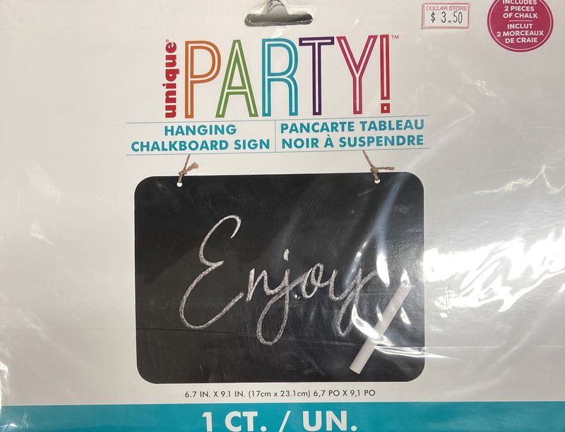 Hanging Chalkboard Sign