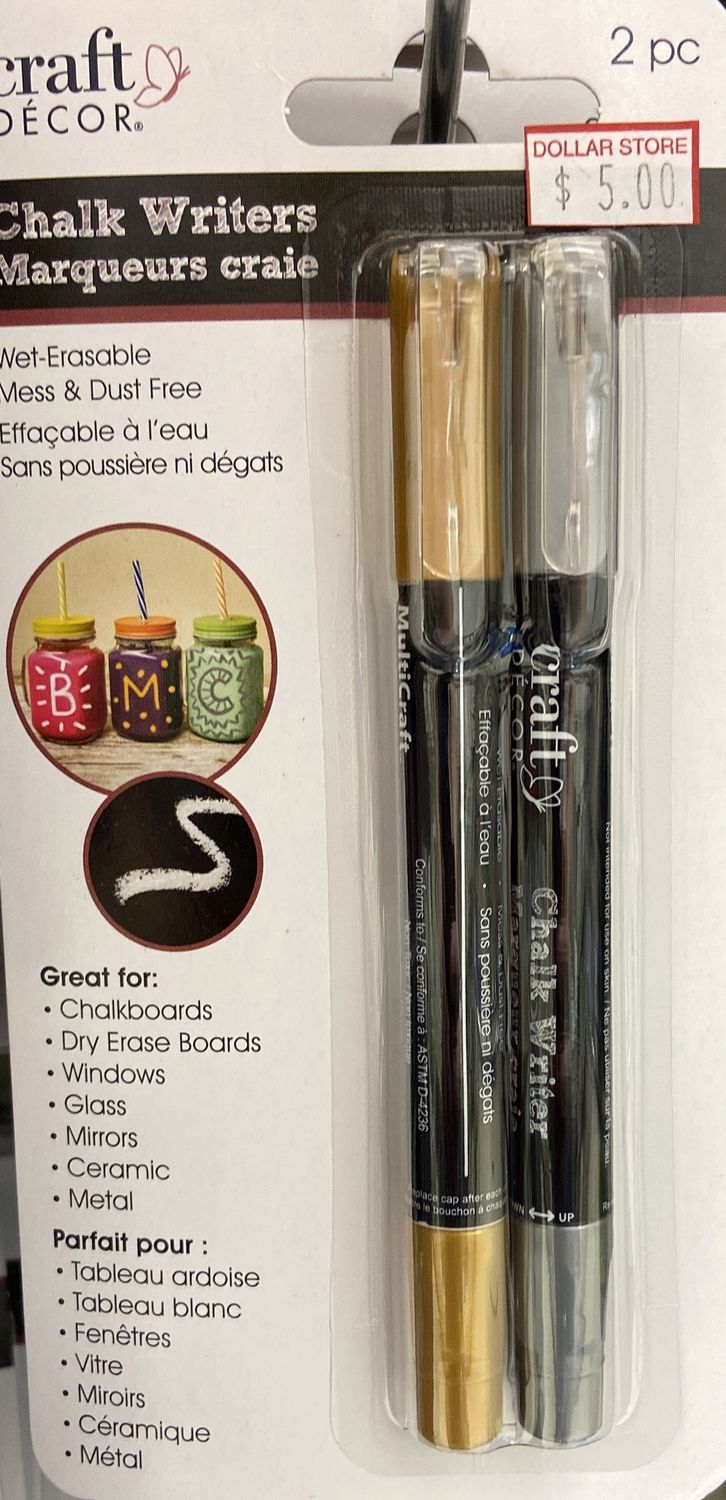 Gold/Silver Chalk Writers