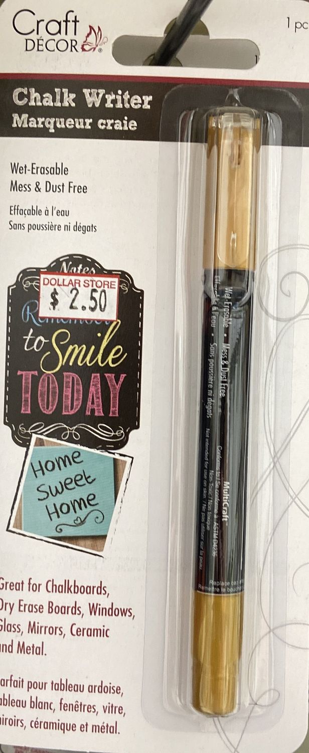 Gold Chalk Writer
