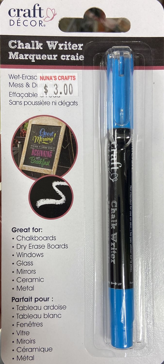 Neon Blue Chalk Writer