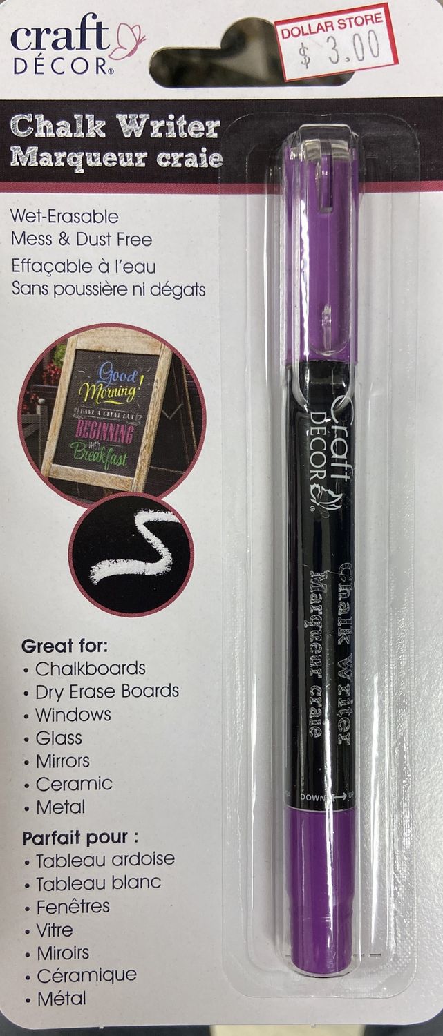 Deep Purple Chalk Writer
