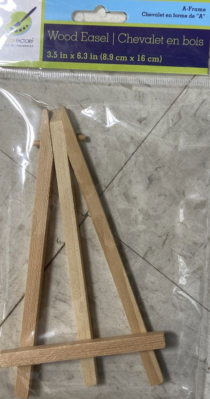 3.5&quot; x 6.3&quot; Wood Easel