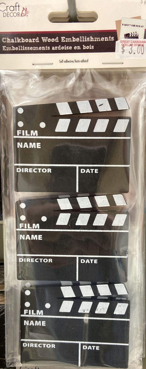 Chalkboard Wood Embellishments