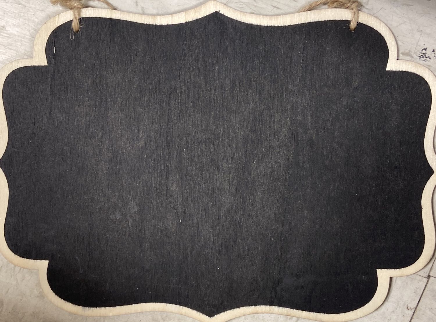 Bracket Boarder Chalkboard Wall Plaque