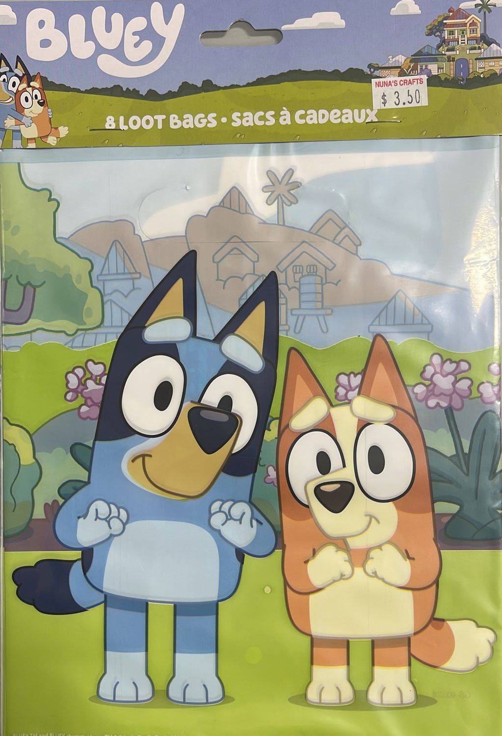 Unique: 8pk Bluey Themed Loot Bags
